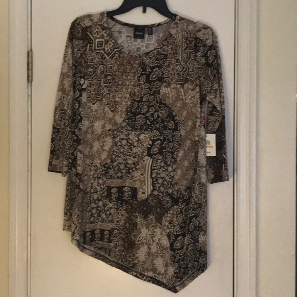 NWT RAFAELLA  brown top